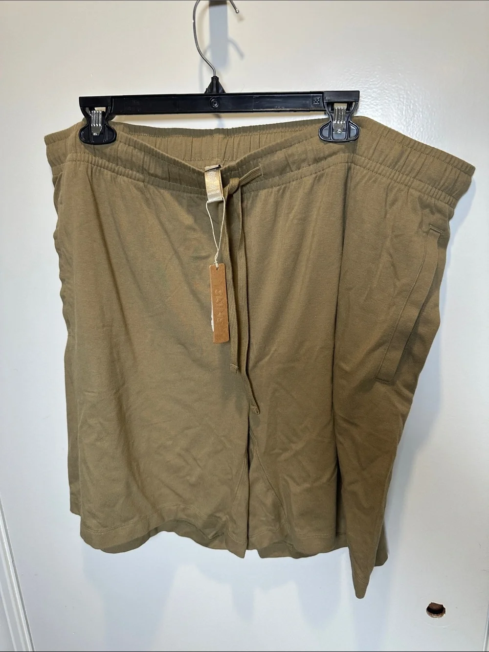 SKIMS Olive Green Lounge Shorts (17)